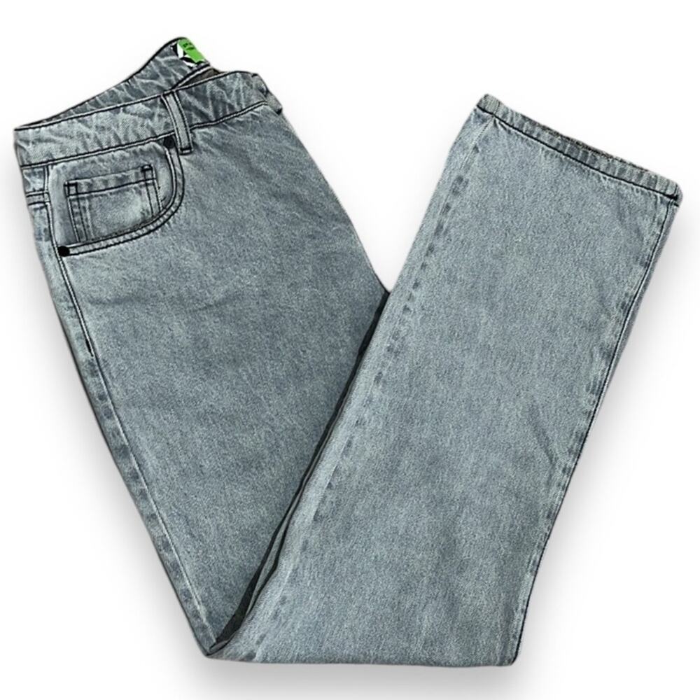 NWT Sandrine Rose SR Women's Jeans Size 28 Gray Straight Leg